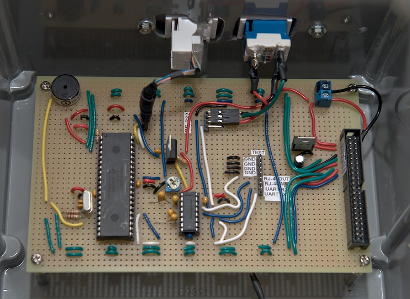 ROV circuit using perf-board