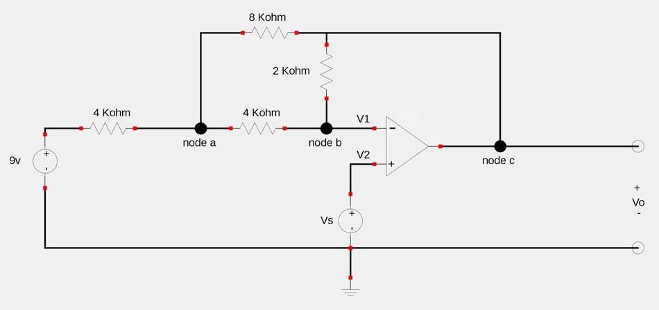 inverting op-amp example problem