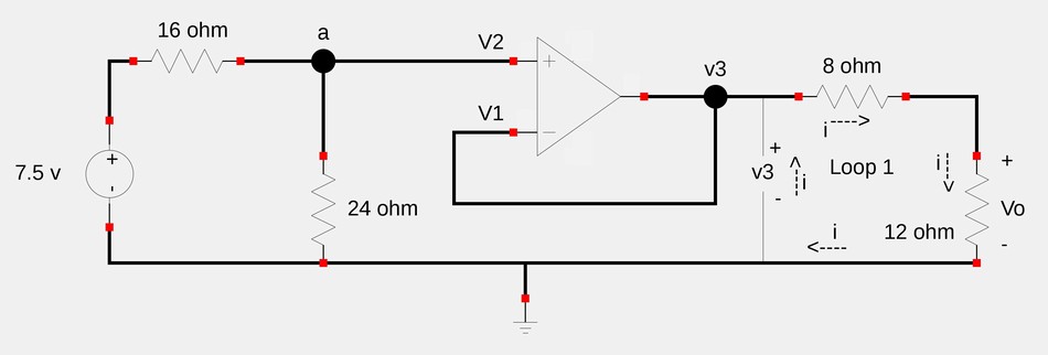 non-inverting op-amp example problem