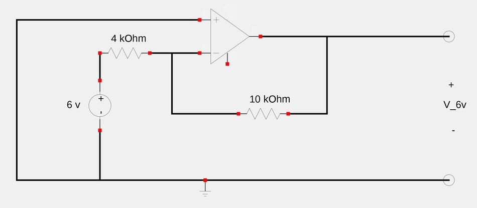 non-inverting op-amp example problem with superposition theorem