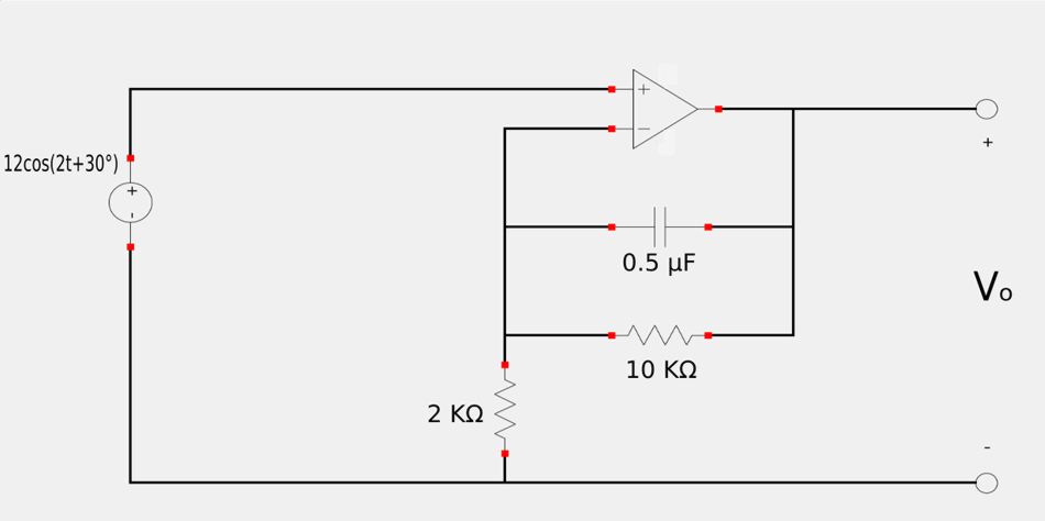 Non-inverting AC amplifier circuit