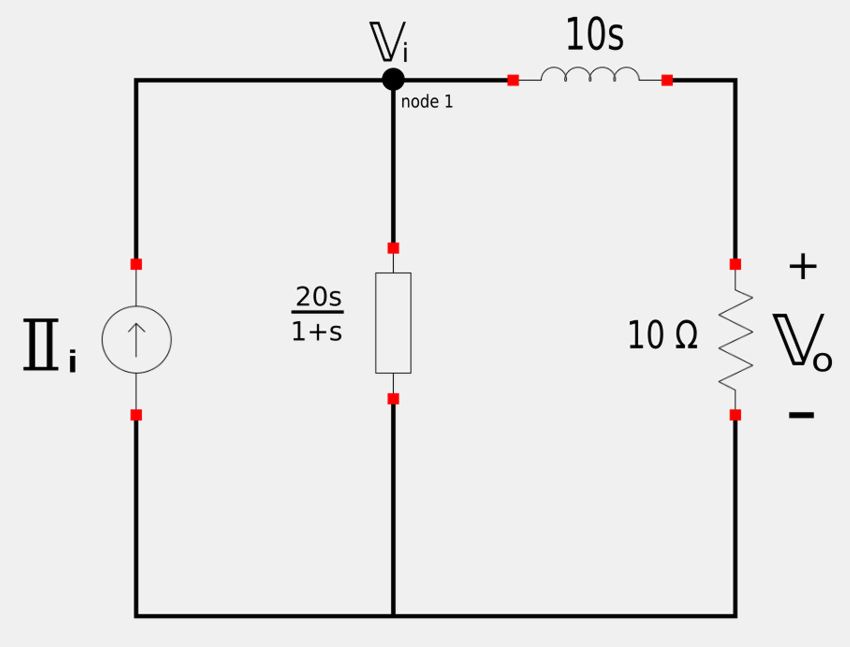 Transfer function circuit problem