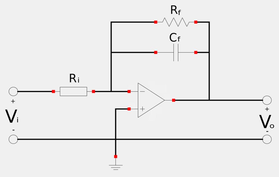 first order active low-pass filter