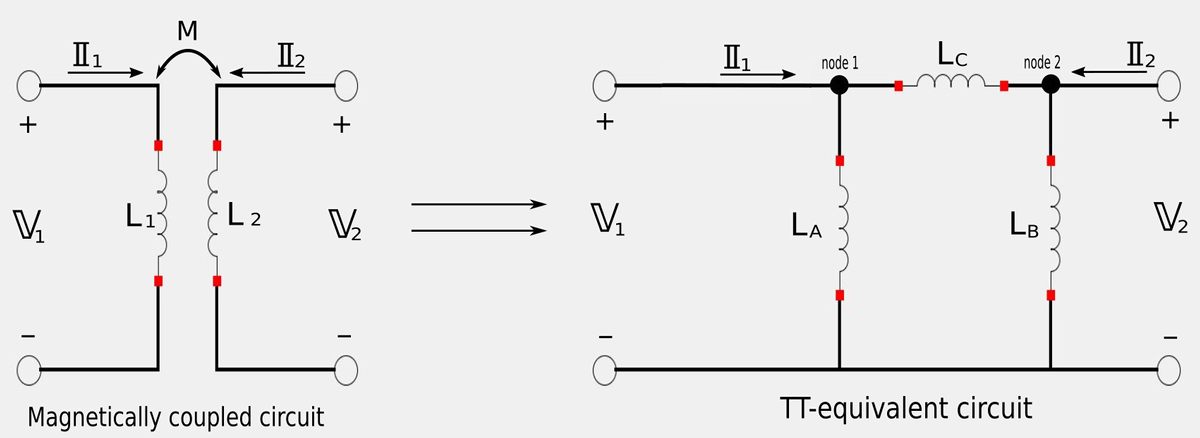 TT-equivalent circuit for a transformer