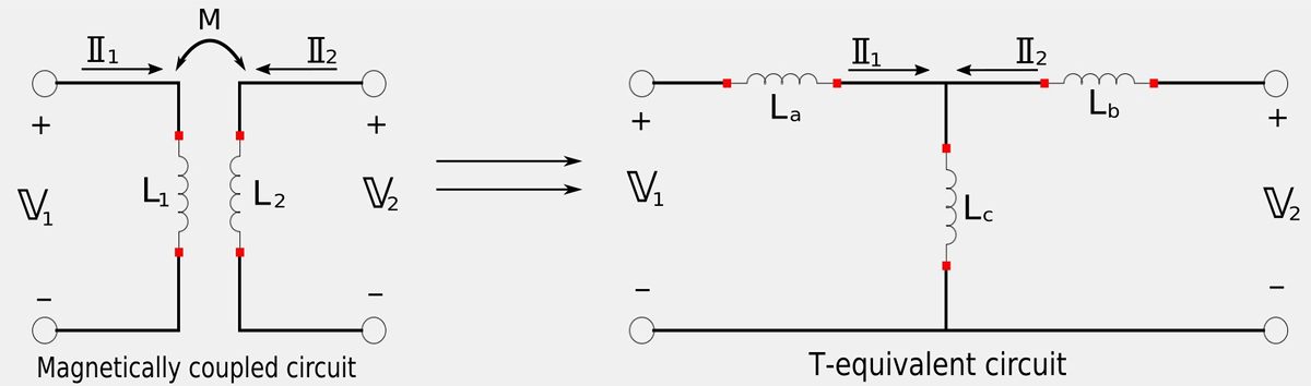 T-equivalent circuit for a transformer
