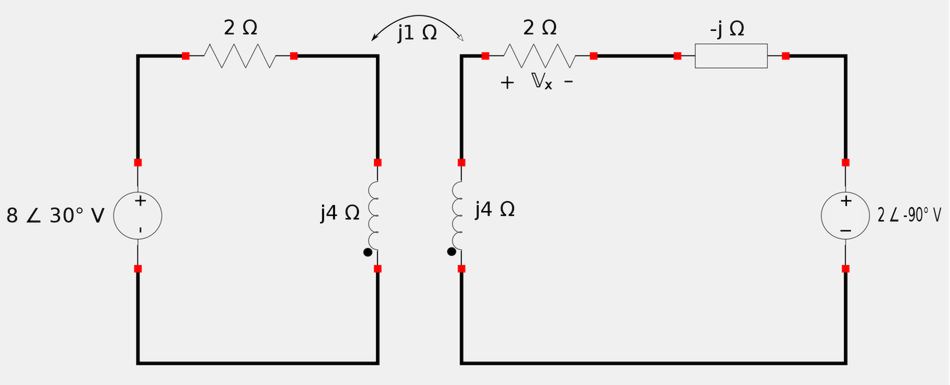 Circuit with mutual induction