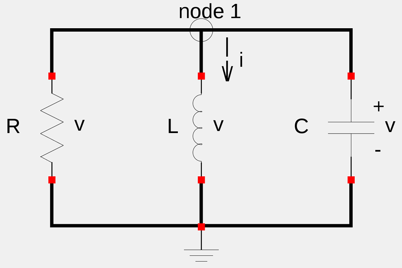 Source-free parallel rlc circuit