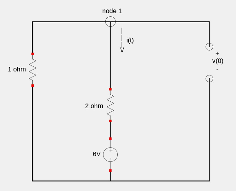 Step response of parallel RLC circuit example problem