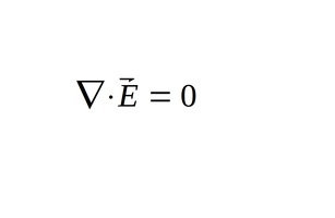Maxwell's first equation for a source-free region