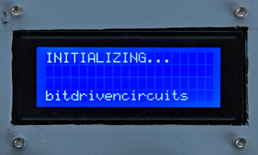 LCD initialization