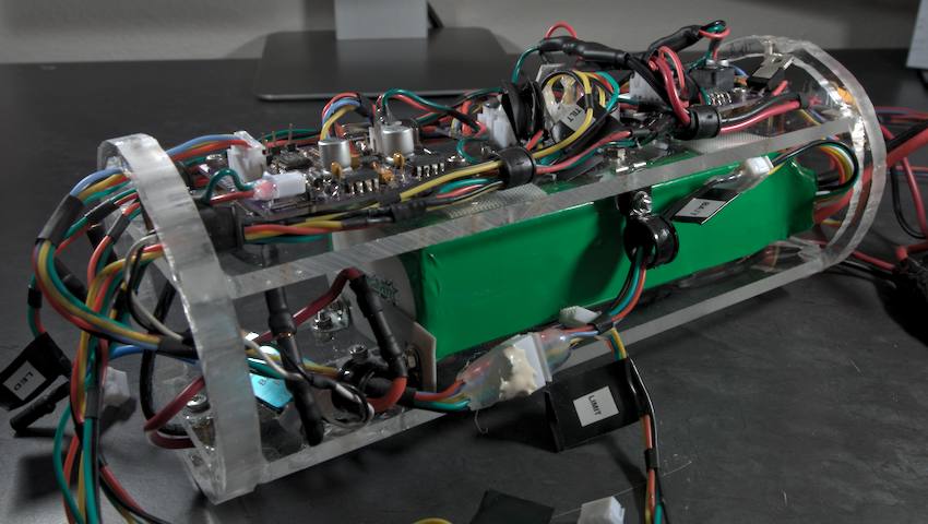 ROV battery tray.