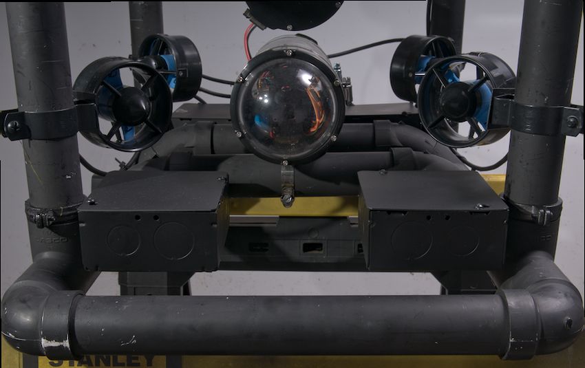front shot of ROV