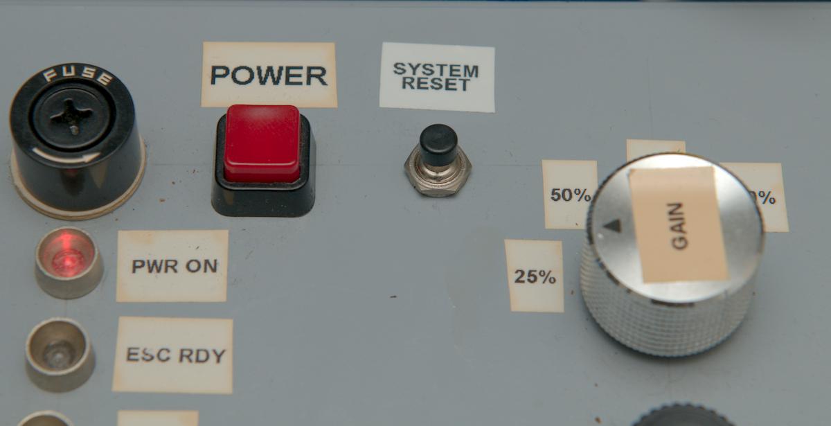 ROV reset button