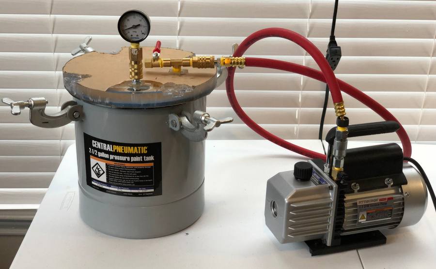 vacuum chamber for potting brushless motor