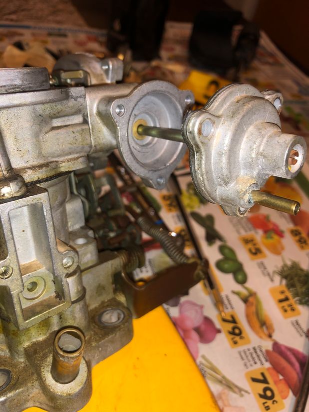  Toyota 22r Aisan carburetor choke breaker assembly