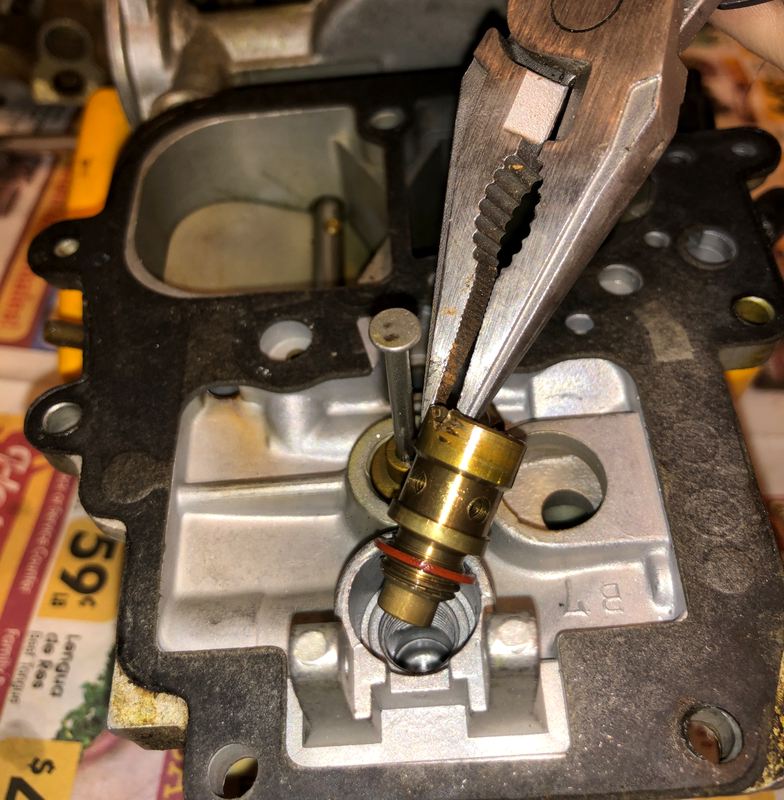  Toyota 22r Aisan carburetor needle removal