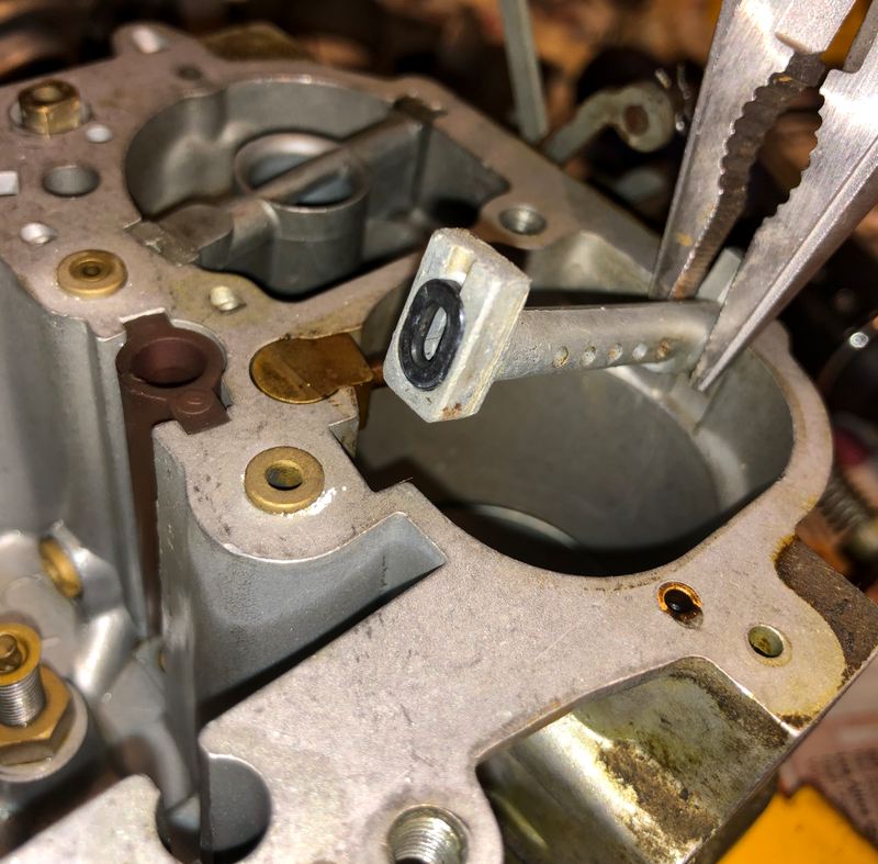  Toyota 22r Aisan carburetor venturi removal